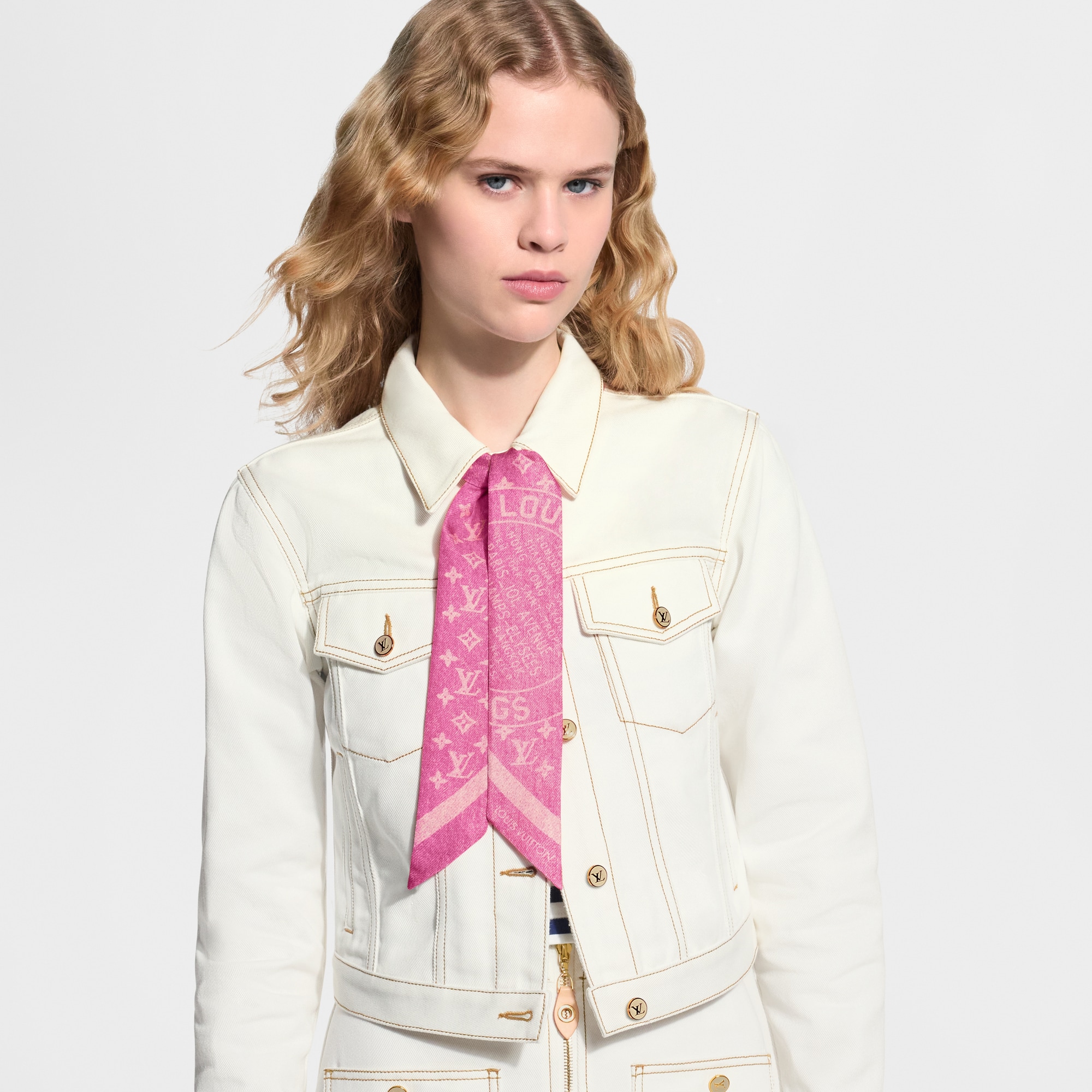 LV Denim Stamp BB Bandeau S00 - Women - Accessories | LOUIS VUITTON ®